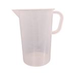 Qlp Plastik Kulplu Beher Ölçü Kabı 3000 ml