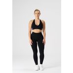 qlu Attractive Collection Kadın Siyah Seamless / Dikişsiz Scrunch Tayt