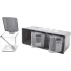Qlux Ideas 3 Lü Baharatlık Set Duvar Askılı L-677 Gri