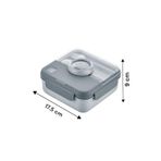 Qlux Ideas Qlux L-00927 Lunch Box Diyet Ofis Okul Sporcu Fitness Sefer Tası Çatal Kaşıklı Beslenme Kabı Bpa İçe