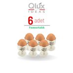 QLUX IDEAS Yummy Kahvaltı Sofraları Için Yumurtalık (6 ADET)