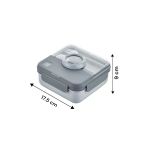 Qlux L-00927 Lunch Box Diyet Ofis Okul Sporcu Fitness Sefer Tası Çatal Kaşıklı Beslenme Kabı Bpa İçermez