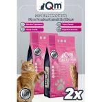 Qm Pudralı Süper Premium Bentonit Kedi Kumu 10 L x 2 Adet