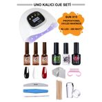 QNAİL PROFESSİONAL UNO 3 RENK KALICI OJE SETİ