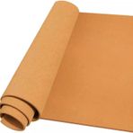 QNDUGJFER Mantar kurulu rulo kendinden yapışkanlı mantar levha rulo ofis dekor için kesilebilir duvar bülten panosu çıkartmalar çerçevesiz kahverengi mantar panoları DIY el sanatları malzemeleri