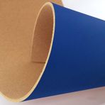 QNDUGJFER Mantar Tahtası Rulo Büyük Mantar Levha Rulo Duvarlar için Kendinden Yapışkanlı Bülten Panosu Ofis Okul ve Ev Dekoru Kendin Yap El Sanatları Mavi 1,22 x 3,28 m/48 x 12)