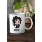 Qoeuyl Boutique Harry Potter Kişiye Özel Bellatrix Lestrange Baskılı Kupa Bardak - Bej