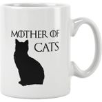 Qoeuyl Boutique Mother Of Cats Game Of Thrones Baskılı Kupa Bardak - Beyaz