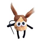 QoKcoahn AirPods 3 3. Nesil Kılıf için Sevimli Karikatür Peluş Kılıf, 3D Kawaii Kabarık Patates Kız Yumuşak Silikon Kapak Anahtarlıklı Havalı Komik Erkek Kız Kadınlar AirPods 3