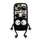 QoKcoahn iPhone 15 Pro Max için Kılıf, 3D Kawaii Telefon Kılıfı Uzun Bacaklı Sevimli Karikatür Briketler Yumuşak Silikon Komik Koruyucu Jel Kapak Kadın Kız iPhone 15 Pro Max için