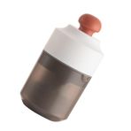 QOKLIYUI Plastik Meyve Sıkacağı Taşınabilir Renkli Sıçramaya Dayanıklı Limon Manuel Sıkacağı Mutfak Bar İçecekler Dükkanı Şarap Kulübü Blender Araçları, Beyaz