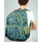 Qoolbag Qb Kamuflaj Su Geçirmez Okul Sırt Çantası - Lacivert