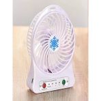 Qosrix Ultra Güçlü Esinti Portatif Mini Usb Fan 3 Kademeli Şarjlı Masa Üstü Vantilatör Soğutucu Sessiz Ayarlanabilir Taşınabilir