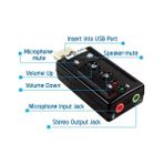 Qpars 7.1K Usb Ses Kartı 7+1 Ses Kontrollü