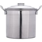 Qpazar Alüminyum Metalik Kulp Soba Kazanı No:21 20 Litre - 21 cm - Gri