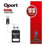 Qport Bluetooth 5.1 Usb Adaptör Q-Blu5.1