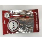 Qport Q-A15 Audio + Mic to 3.5 mm 15 cm Kulaklık Çevirici