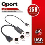 Qport Q-DPX HDMI to Displayport Çevirici