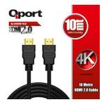 Qport Q-HDMI102 10 mt 2.0 HDMI Kablo