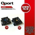 QPORT (Q-HEX2) 60 METRE CAT5/CAT6 HDMI EXTENDER DONUSTURUCU 2'lı PAKET