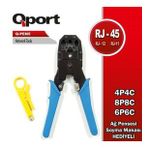 QPORT Q-Pen5 RJ11/RJ12/RJ45 Kablo Sıkma Pensesi