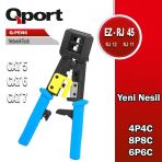 QPORT Q-PEN6 YENİ NESİL RJ45 SIKMA PENSESİ