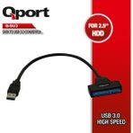 Qport Q-Su3 Sata To Usb3.0 Çevirici Kablo - Gri