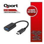 Qport Q-TU2 Type-C to USB 3.0 OTG Adaptor Kablo Çevirici