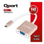 Qport Q-TV Type-C Den VGA Dönüştürücü