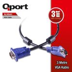 Qport Q VGA3 Monitör Kablo