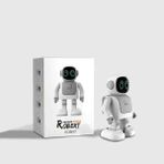 QPrint Dans Robotu Robert Beyaz Eğlenceli Öğretici Oyun Arkadaşı Bluetooth Hoparlör