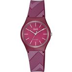 Q&Q Unisex Bordo Silikon Kordon Kol Saati Vs52J004Y