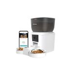 QQ029-DUAL Kameralı 1080P Gece Görüş, Akıllı Mama Kabı, 2.4ghz/5ghz, 4lt, Metal Kase
