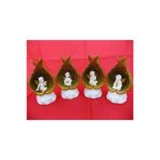 QQC 4’lü Kanatlı Uyuyan Melek Biblo Işıklı | Dekoratif Hediyelik Ev & Ofis Aksesuarı 7,2x5,8x12,5 CM