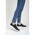 Qramed Orthopedix Kadın Sneakers Triko Spor Ayakkabı QR25300 - Siyah - Beyaz