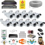 QROMAX 11 KAMERALI SET - 5 Mp 1940P Sensör 6 Megapiksel Sony Lens Metal Kasa Ip Güvenlik Kamerası Seti