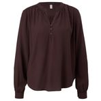 QS Bayan Bluz Uzun Kollu, Lila/Pembe 4988, 36