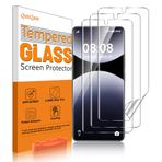 QsmQam Xiaomi Redmi Note 14 Pro 4G/5G /14 Pro+ 5G /14 Pro Plus 5G/Poco X7 için koruyucu folyo, 3 adet esnek TPU folyo, HD ekran koruyucu folyo, çizilmez, kabarcıksız