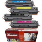 Qstar Hp 222A W2220A Muadil Toner Set Çipli Laserjet 3201 Laserjet 3204 LASERJET 3288 LASERJET 3303 - Siyah
