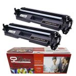 Qstar Hp Çipli 17A CF217A 2'li Ekonomik Paket Garantili Uyumlu Toner M102A/M120W/M130A Muadil Toner - Siyah