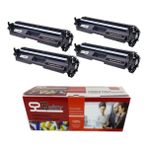 Qstar Hp Çipli 17A CF217A 4'lü Ekonomik Paket Garantili Uyumlu Toner M102A/M120W/M130A Muadil Toner - Siyah