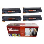 Qstar Hp Çipli CE278A 78A 4'lü Ekonomik Paket Garantili Uyumlu Toner P1566 P1606DN M1536 Muadil Toner - Siyah