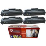 Qstar Hp Çipli CE505A 4'lü Ekonomik Paket Garantili Uyumlu Toner P2030 P2035 P2035N P2055 Muadil Toner - Siyah