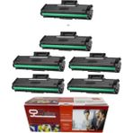 Qstar Hp Çipli W1106A 106A 5 + 1 Ekonomik Paket Garantili Uyumlu Toner 135A/135R/135W/137FNW Muadil Toner - Siyah