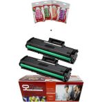 Qstar Hp Laserjet Mfp 135A W1106A 106A Çipli Muadil Toner 1+1 2'li Paket 107A Toner