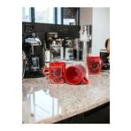 qtahya homes queen of kütahya Nespresso Fincan 2 Kişilik 2 Parça Otantik Kabartma Desen Çini