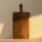 Qua Home Ira Ceviz Ahşap Kesme & Sunum Tahtası 52X25X1.8 cm - 52 cm