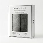 Qua Home Senza %100 Pamuk 2li Yüz Havlusu Antrasit Gri Kutu 50X80 cm - Antrasit - Gri - 50 x 80 Cm