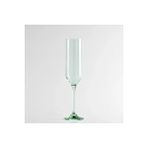 Qua Home Sunset Kristal Şampanya Kadehi Yeşil 200 Cc Çok Renkli