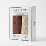 Qua Home Velune %100 Pamuk 2li Yüz Havlusu Kahve Bej Kutu 50X80 cm - 50 x 80 Cm